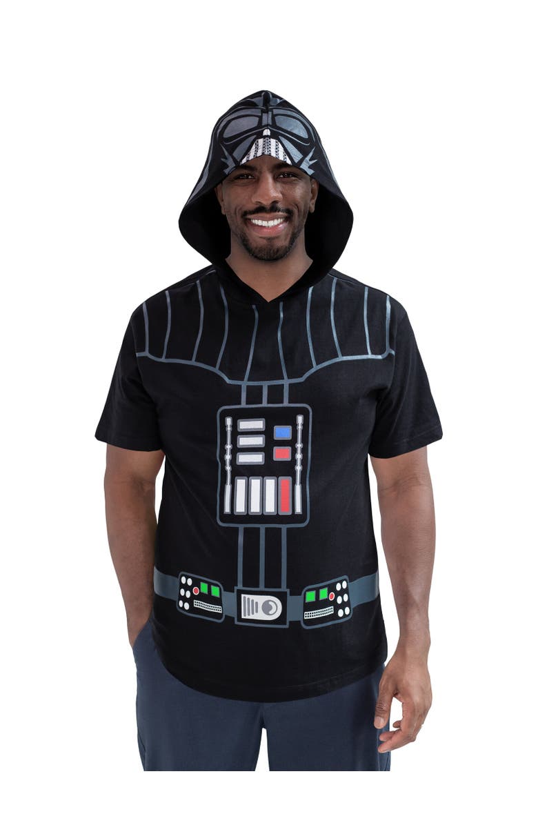 Star Wars Adult Men or Women Cosplay Hooded Tee, Alternate, color, Black Darth Vader
