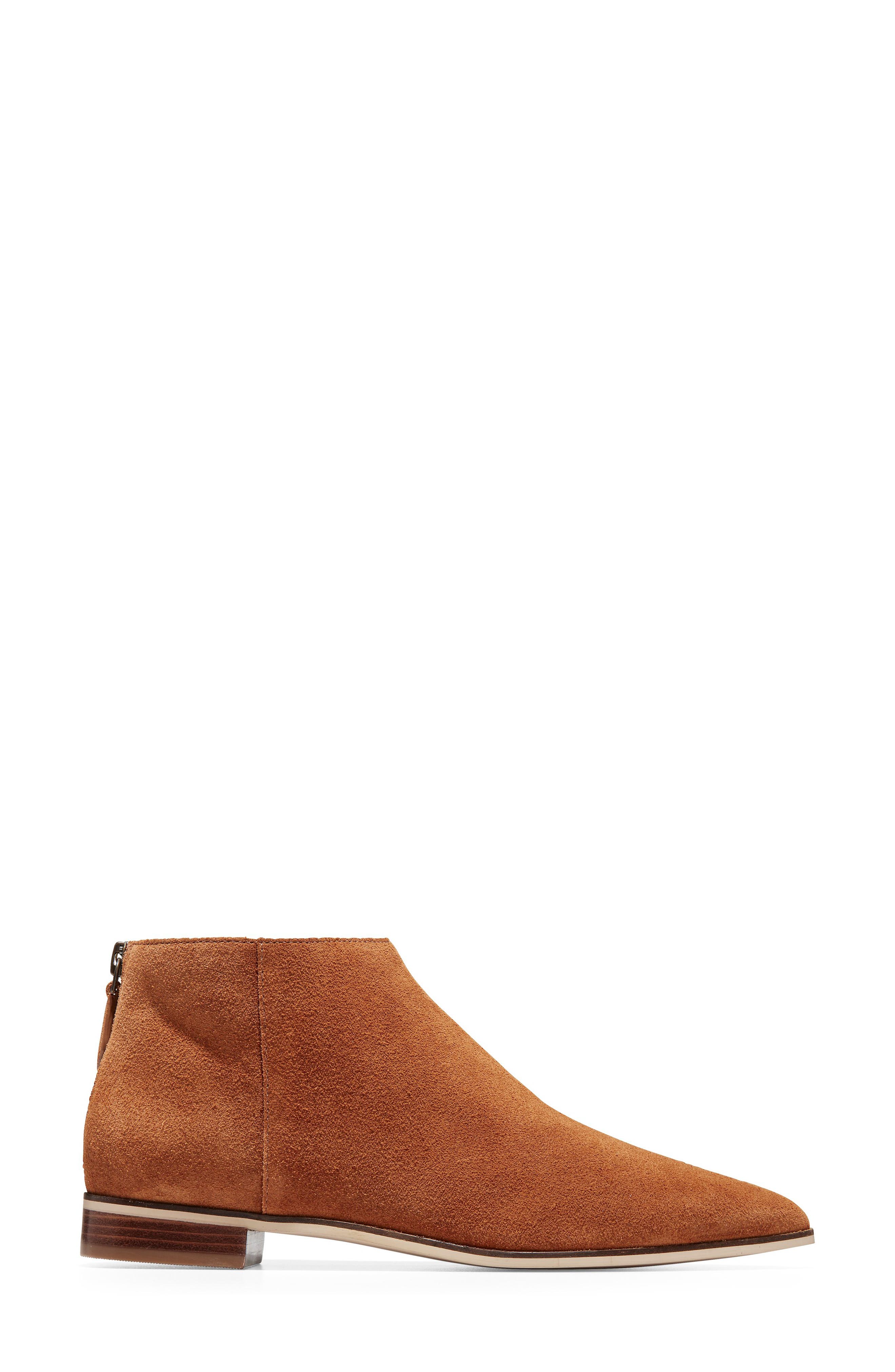 Havana Bootie, Alternate, color, BRITISH TAN SUEDE