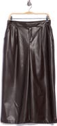 Ellen Tracy Faux Leather Culottes