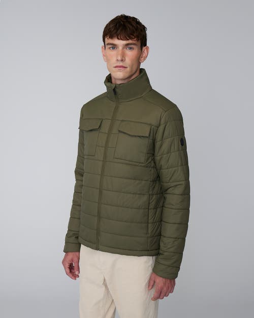 Quartz Co. Neal | Lightweight Insulated Shirt Jacket In Sage