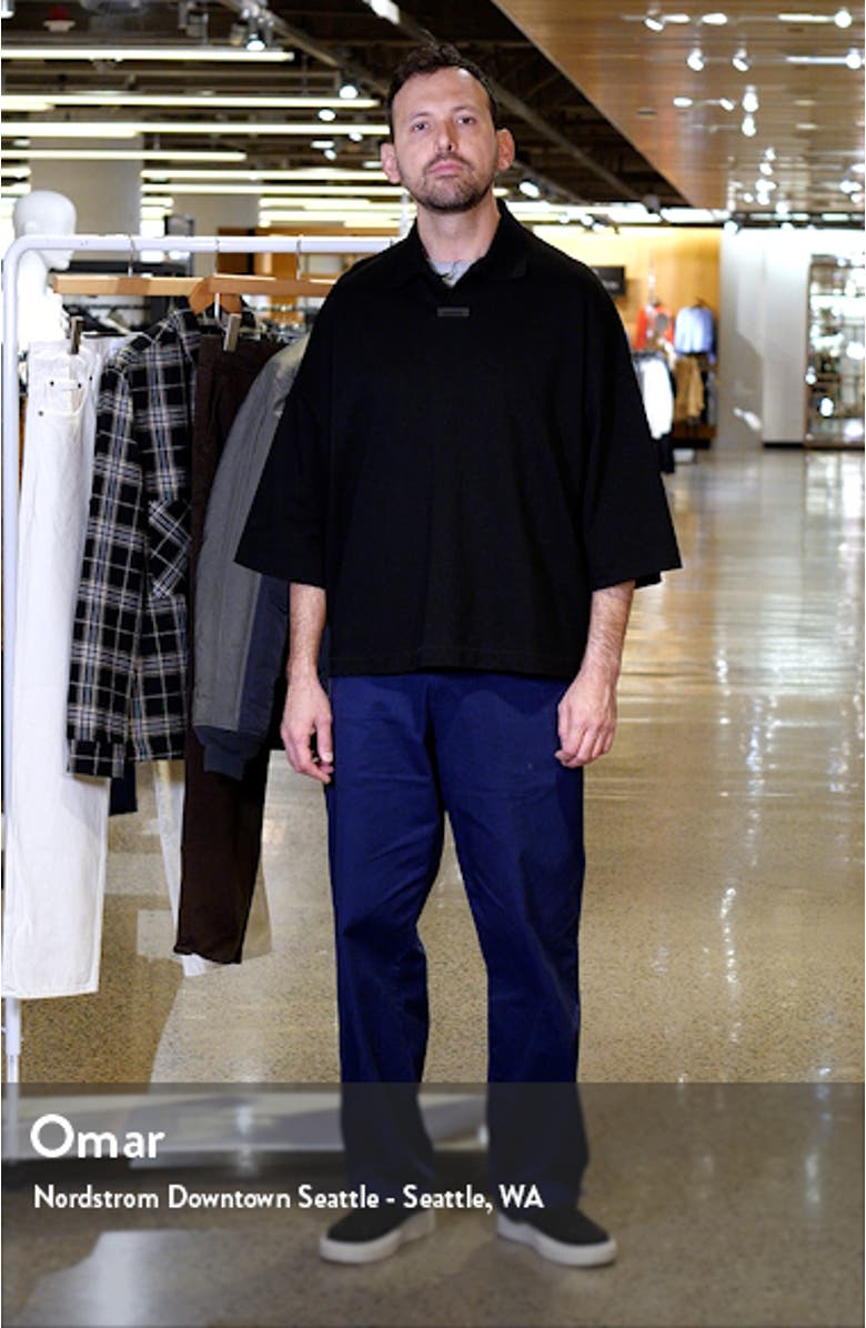 Oversize Cotton Blend Piqué Polo, sales video thumbnail