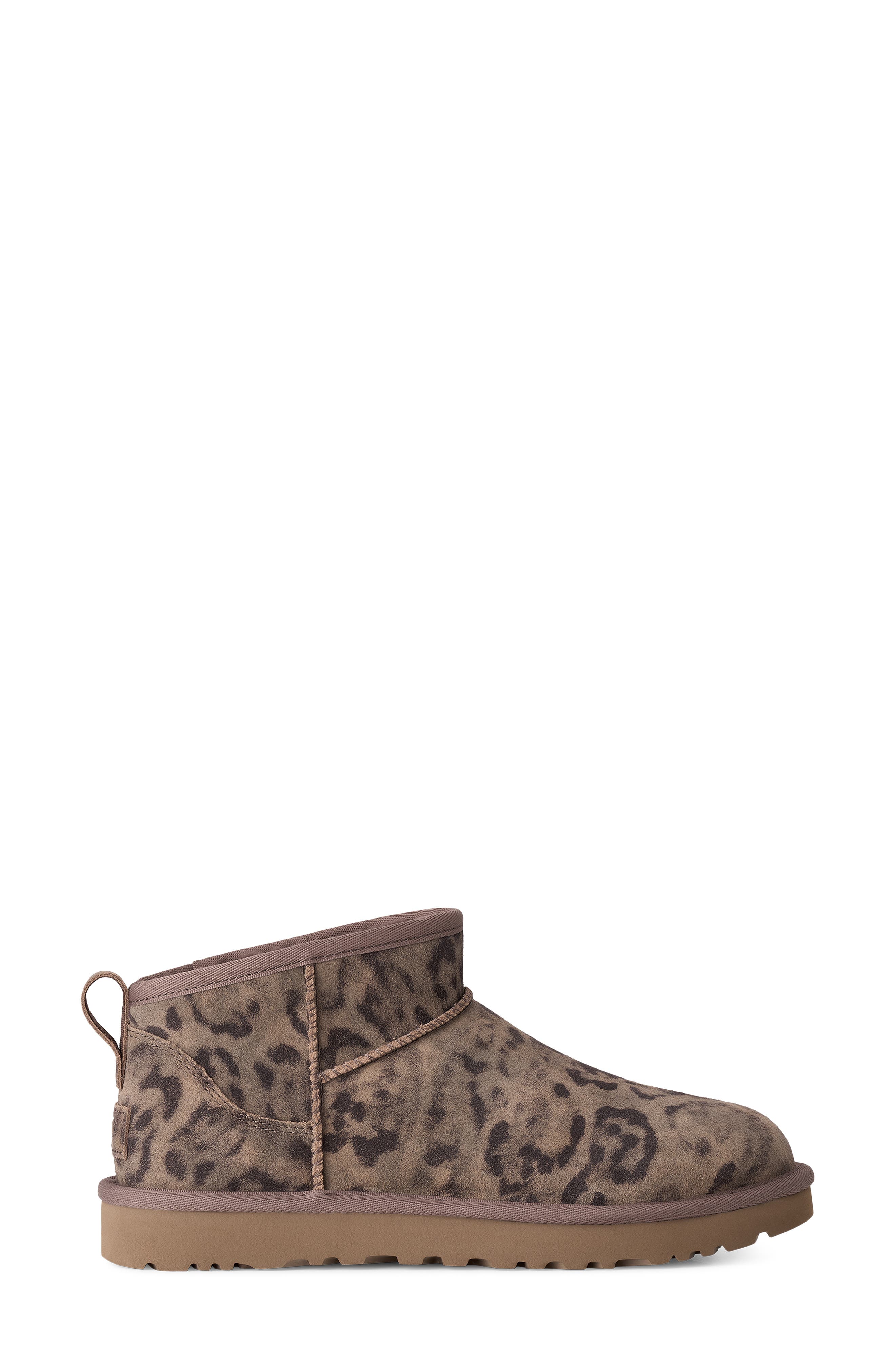 Classic Ultra Mini Spotted Bootie, Alternate, color, CHESTNUT