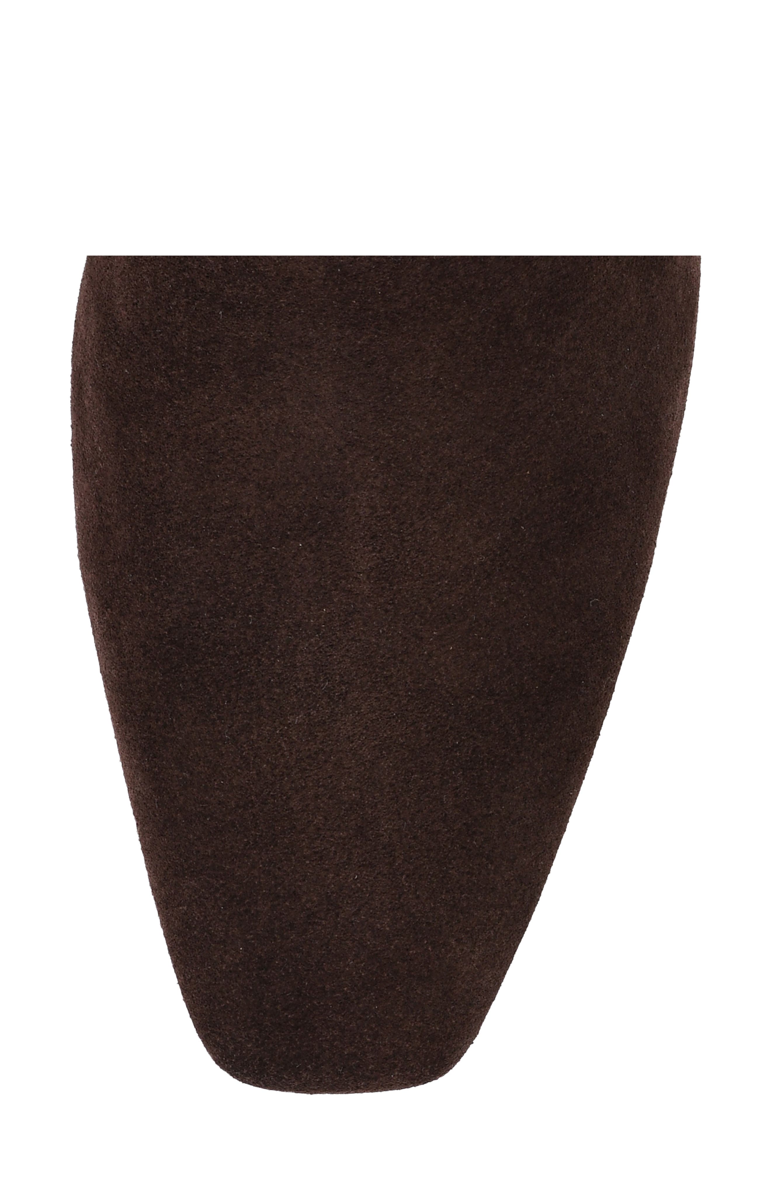 Casting Call Leather Over the Knee Boot, Alternate, color, DARK BROWN