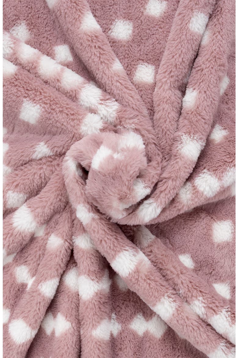 String of Pearls Luxe Baby Blanket, Alternate, color, DUSTY PINK