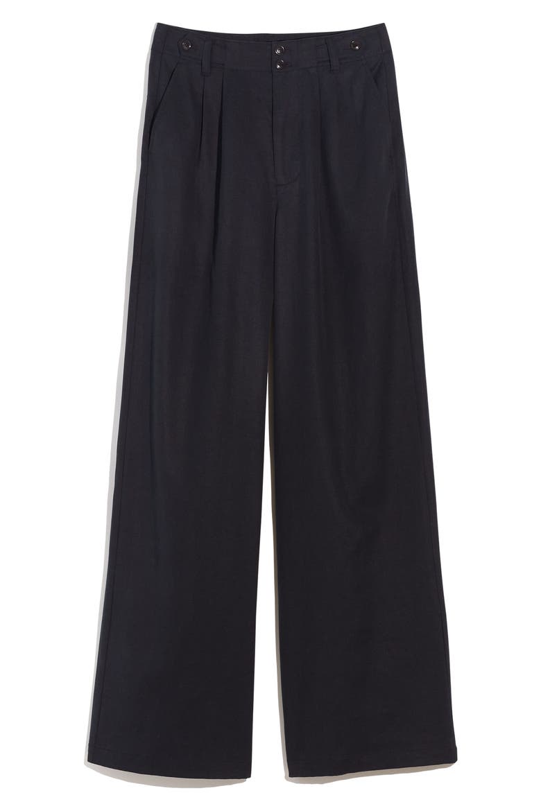 Harlow Wide Leg Pants, Alternate, color, TRUE BLACK