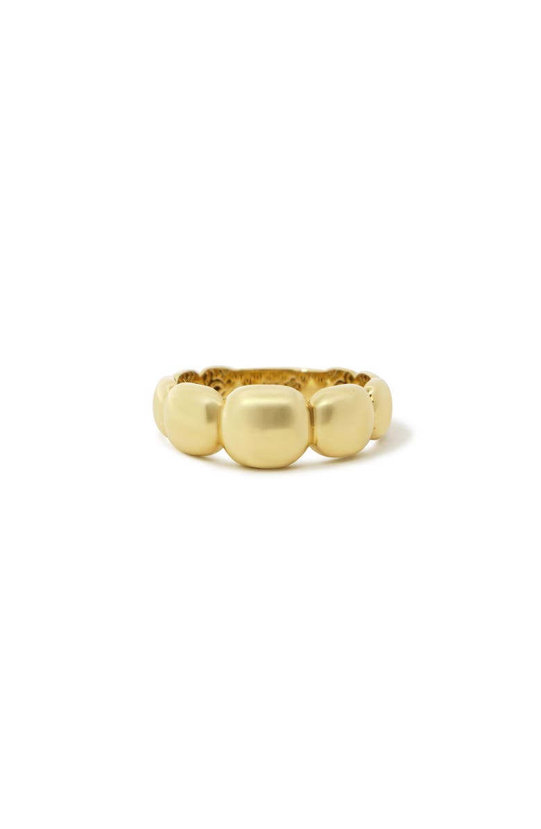 The Lovery Fine Jewelry Gold Bubble Ring, Main, color, Yellow Gold