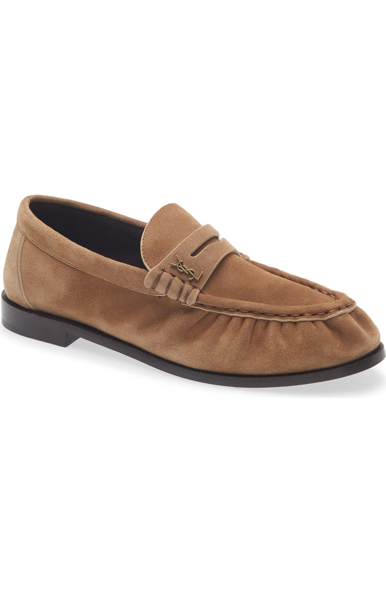 Saint Laurent Le Loafer, Main, color, Beige