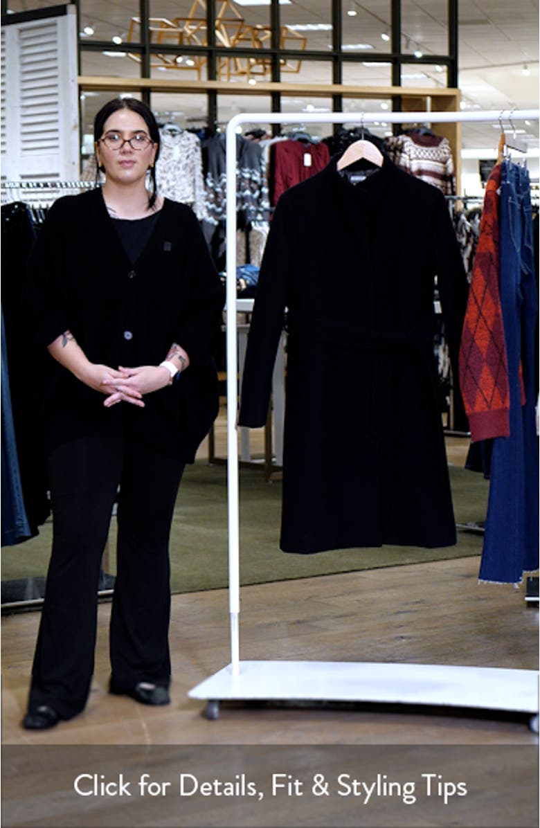 Stand Collar City Virgin Wool Blend 755 Fill Power Down Waterproof Coat, sales video thumbnail