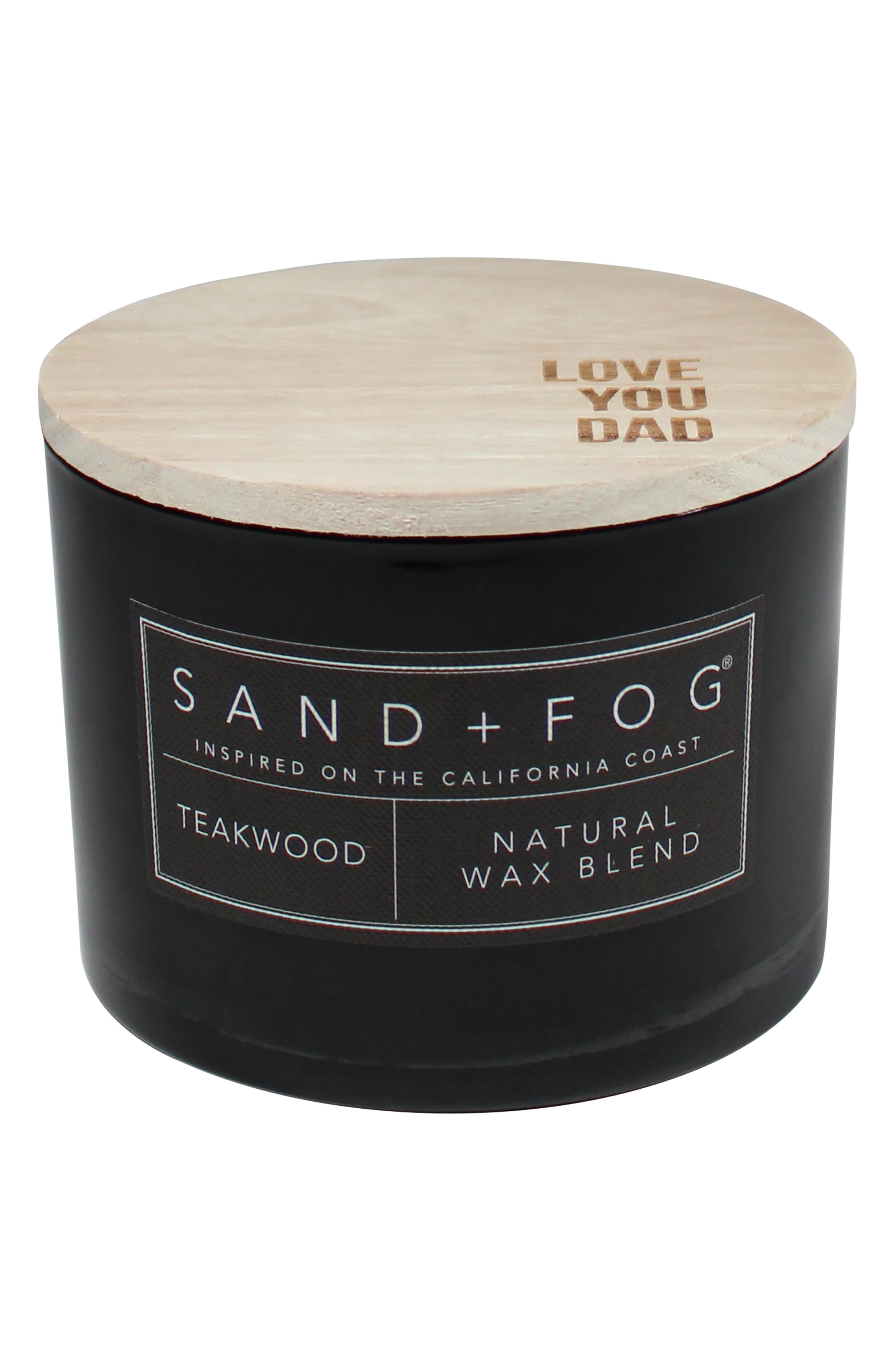 SAND AND FOG Father Wood Top Candle