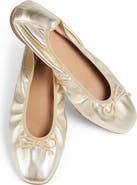 LK Bennett Trilly Metallic Ballet Flat