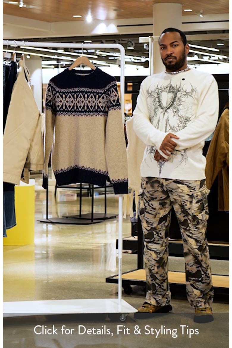 Tisbury Fair Isle Crewneck Sweater video