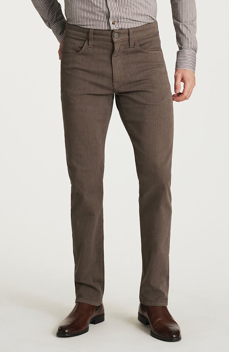 34 Heritage Courage Straight Leg 5-Pocket Pants, Main, color, Coffee Diagonal
