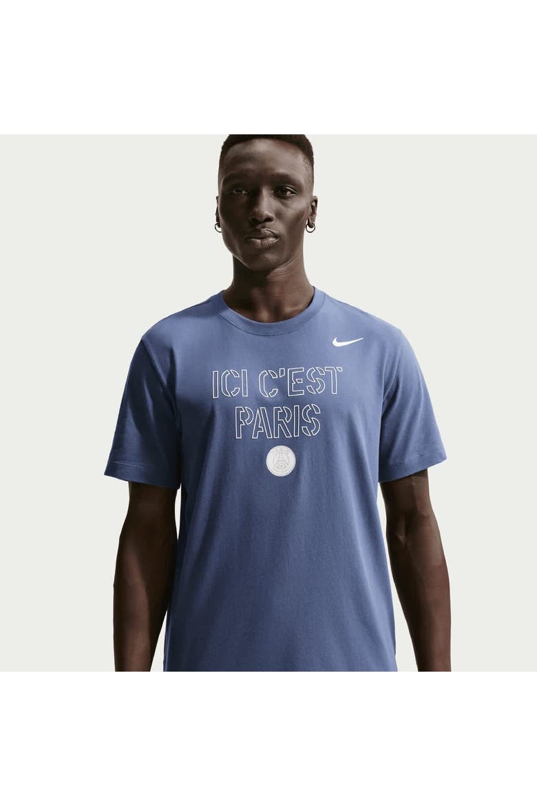 Men's Nike  Blue Paris Saint-Germain Team Pride T-Shirt, Main, color, Blue