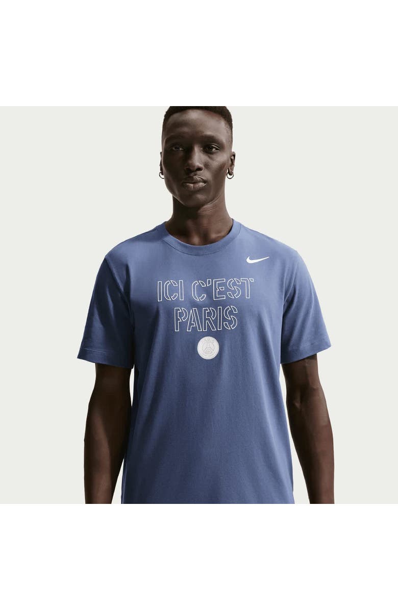 Nike Men's Nike  Blue Paris Saint-Germain Team Pride T-Shirt, Main, color, Blue