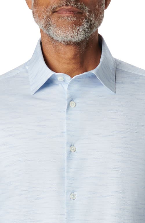 Bugatchi James Ooohcotton® Print Button-up Shirt In Blue