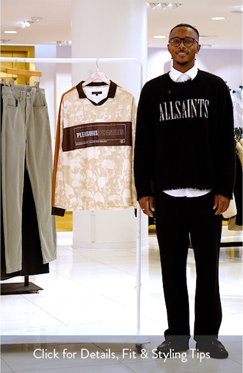 Despair Skull Print Johnny Collar Shirt, sales video thumbnail