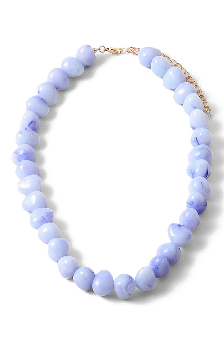 Erin McDermott Jewelry Sea Foam and Sky Necklace, Main, color, Blue