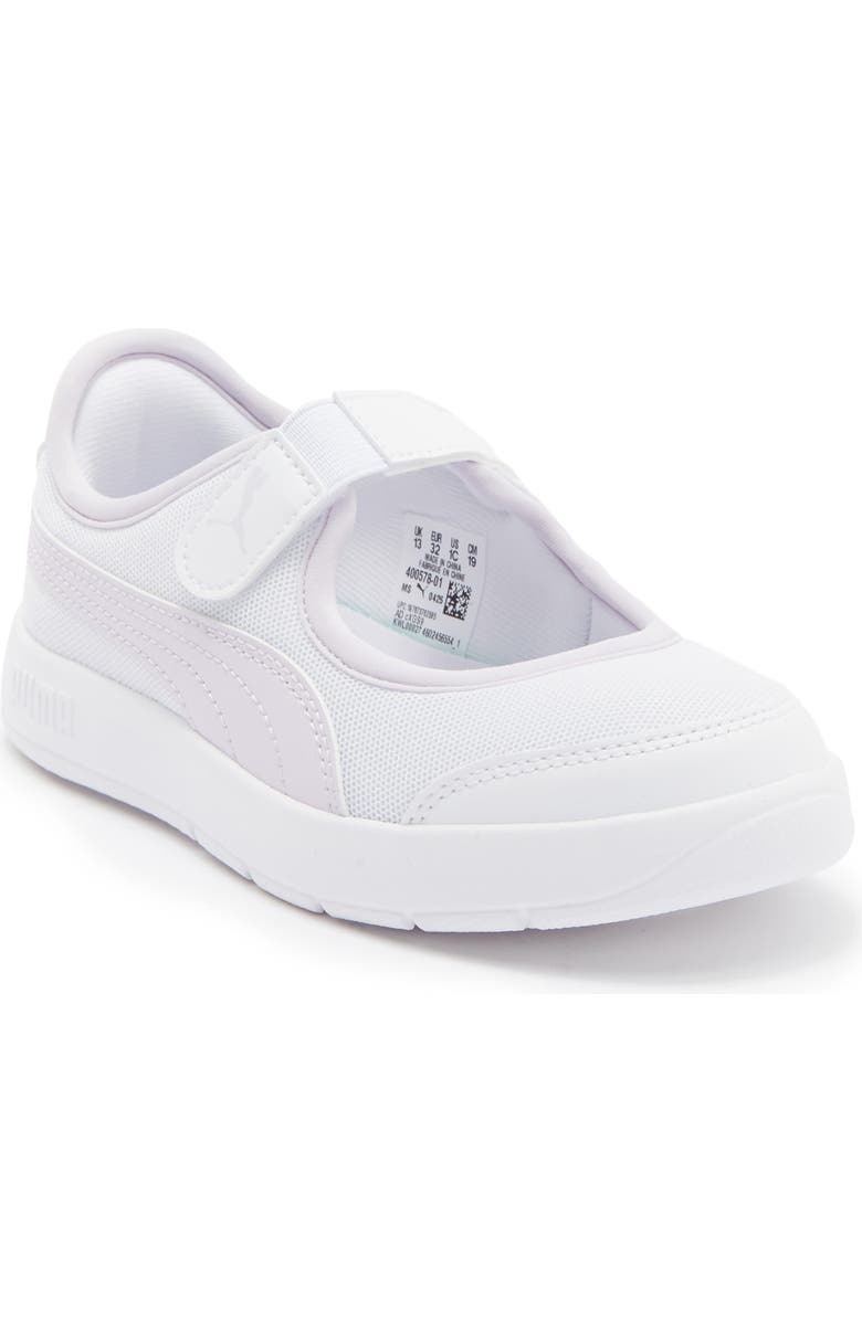 PUMA Courtflex V3 Lina Sneaker, Main, color, Puma White/ Lilac