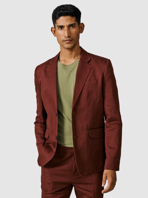 Pasmore Tailored Linen Blend Blazer