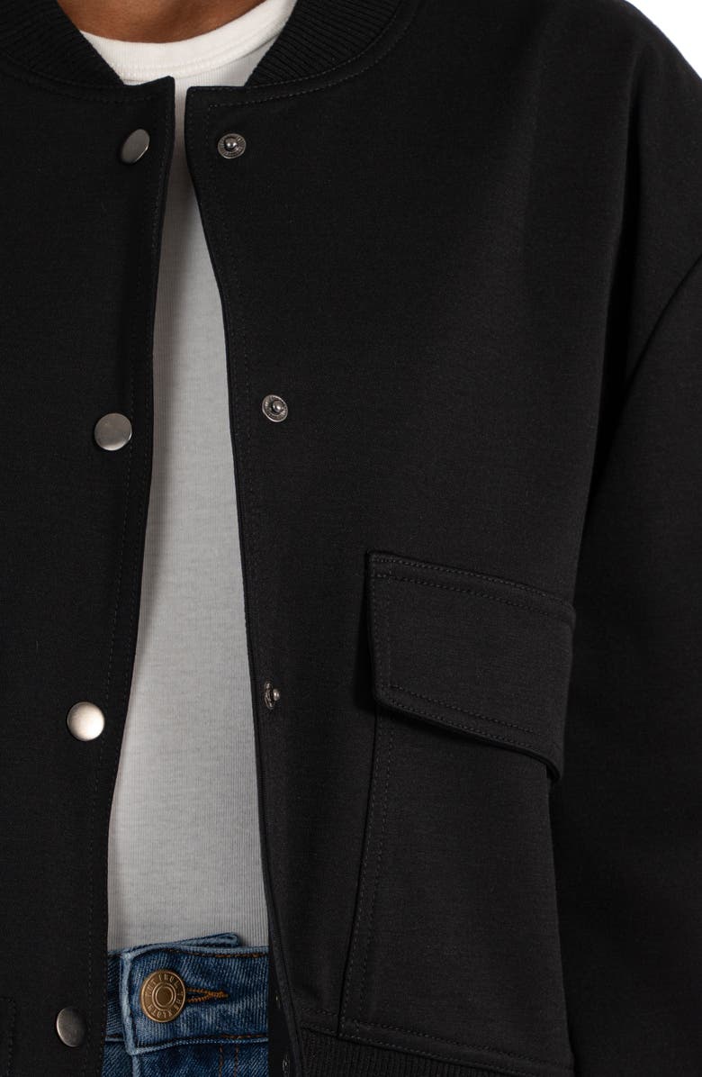 KUT from the Kloth Camilla Crop Twill Bomber Jacket, Alternate, color, 