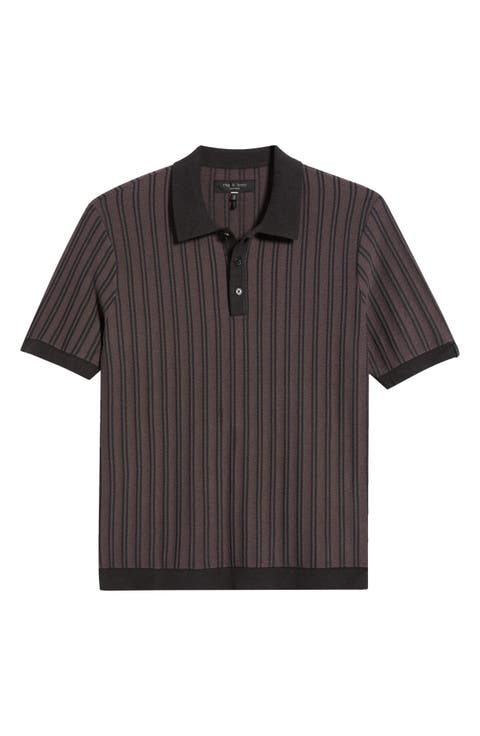 Zuma Stripe Terry Cloth Polo