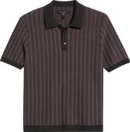 rag & bone Zuma Stripe Terry Cloth Polo
