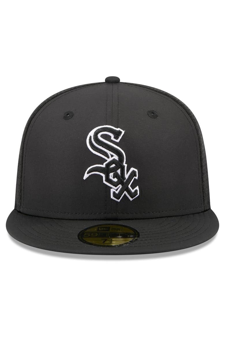 Youth New Era Black Chicago White Sox Batting Practice 59FIFTY Fitted Hat, Alternate, color, Black