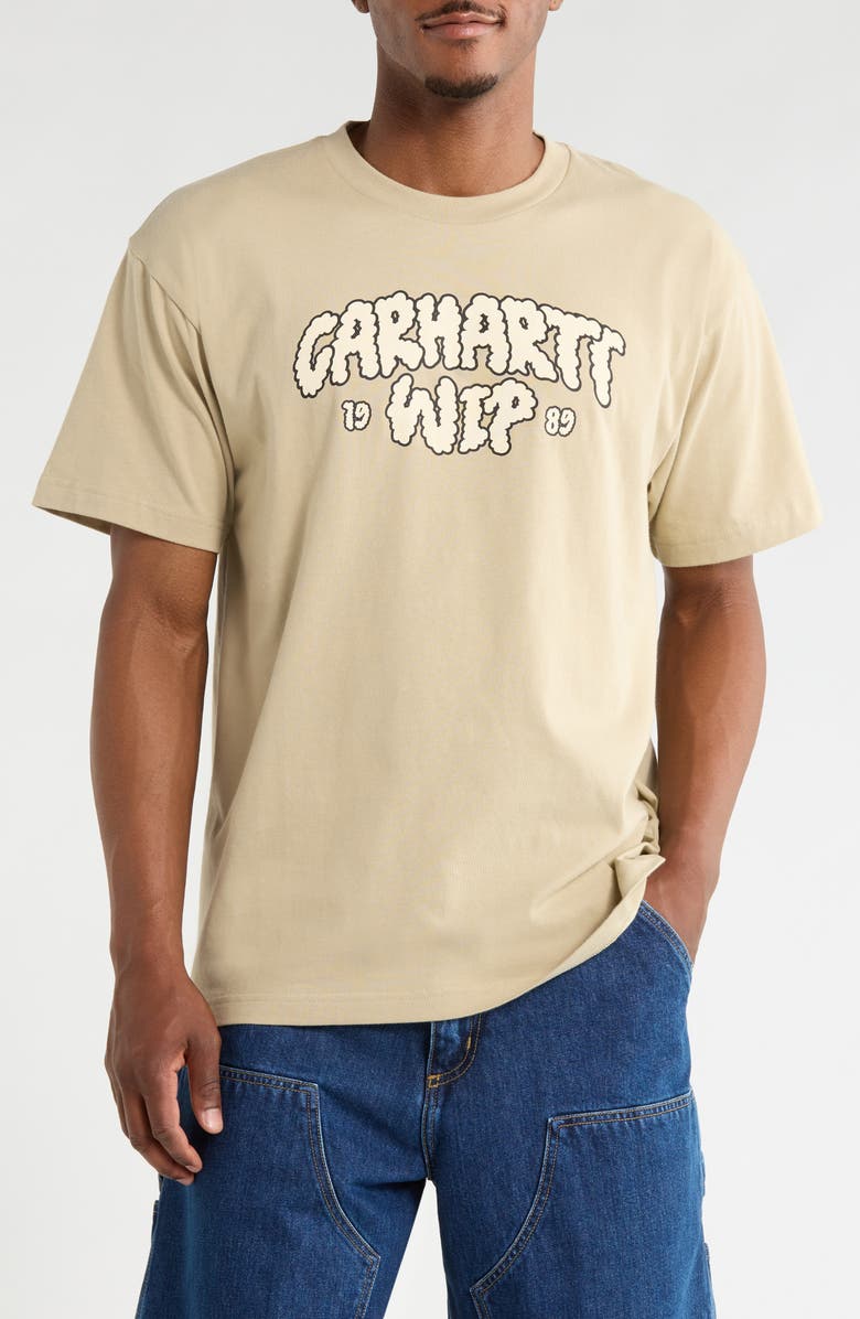 Carhartt Work In Progress Cloud Script Cotton Graphic T-Shirt, Main, color, Barchan