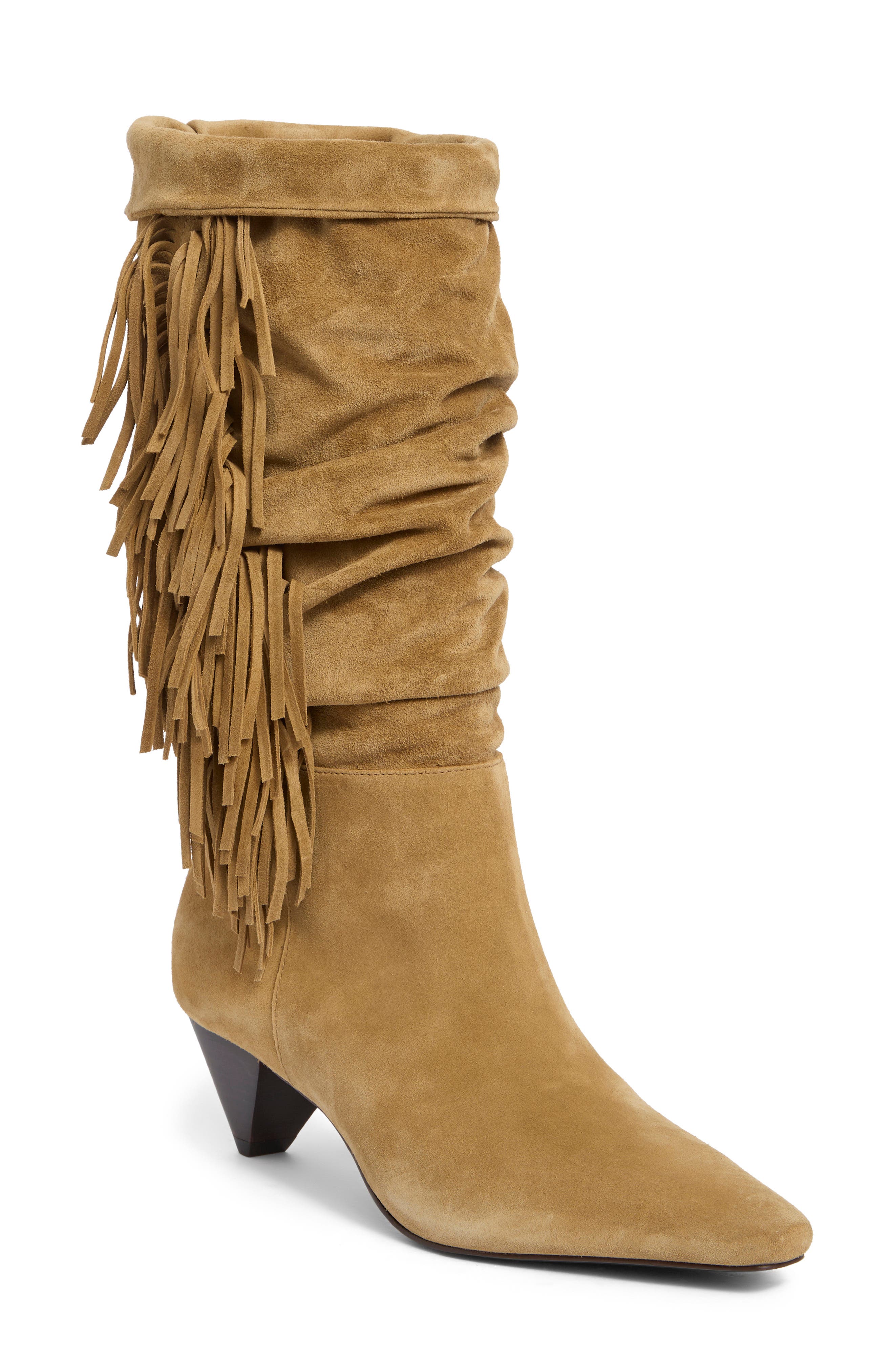 Davina Leather Slouch Boot
