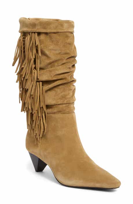 Davina Leather Slouch Boot