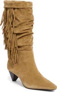 Reformation Davina Leather Slouch Boot
