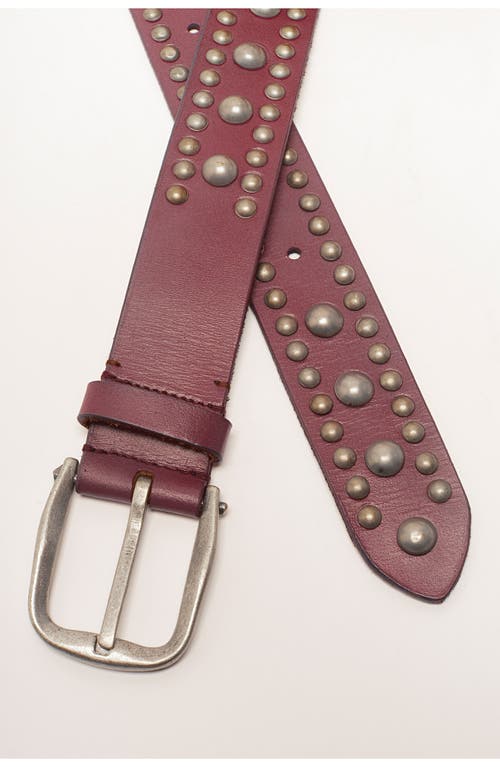 Free People We The Free Sola Studded Leather Belt In Brown