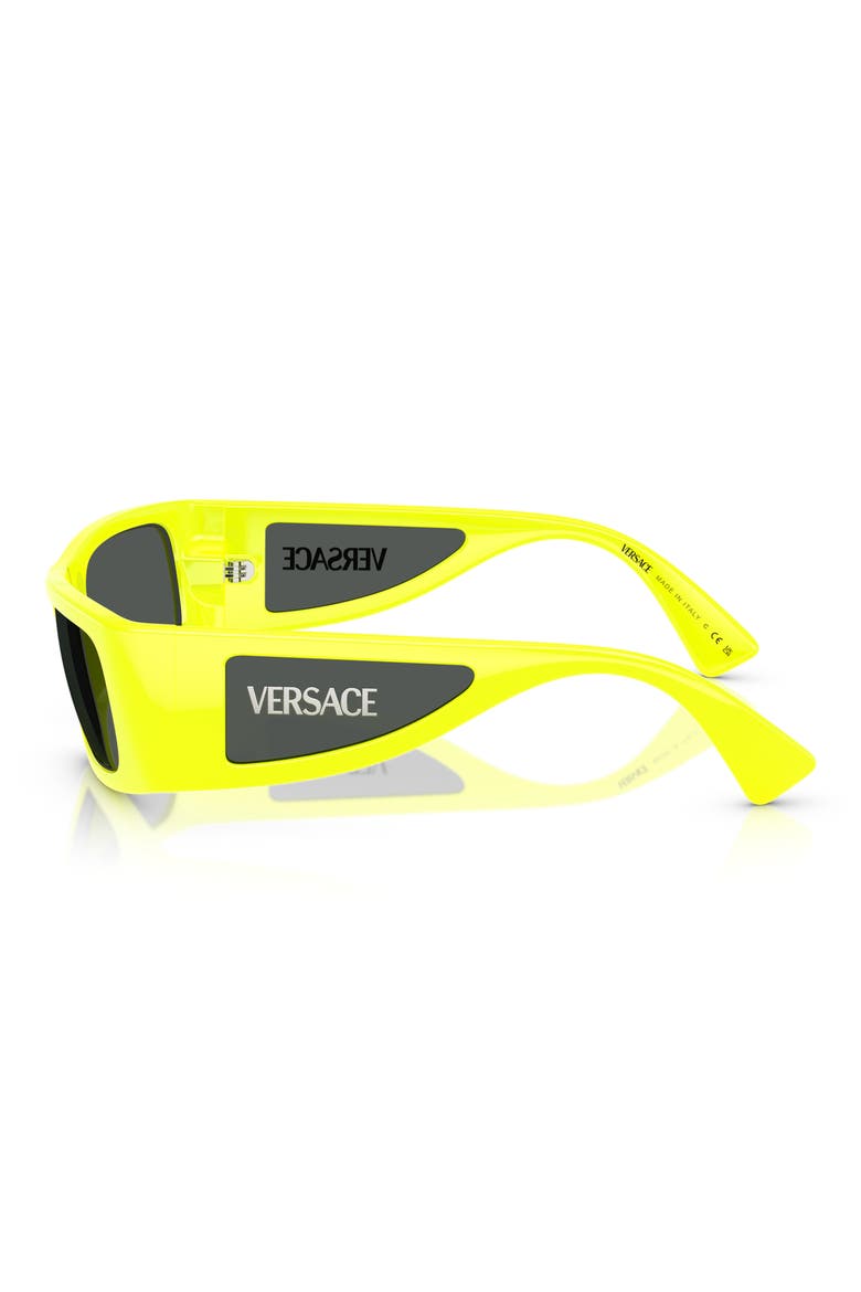 57mm Pillow Sunglasses, Alternate, color, YELLOW