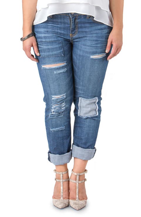 Rip & Repair X-Boyfriend Jeans (Plus Size)