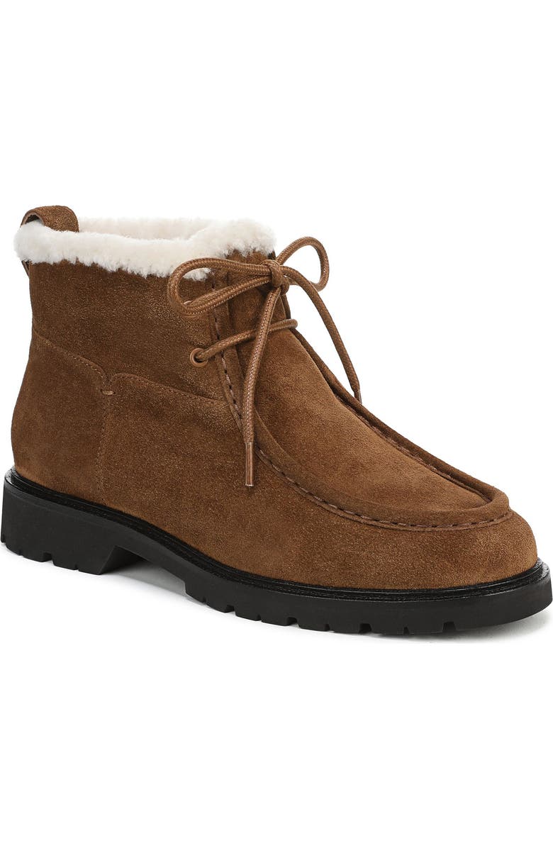 Vince Sierra Genuine Shearling Boot, Main, color, Elmwood