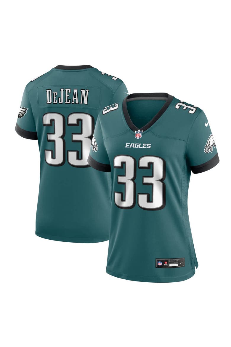 Women's Nike Cooper DeJean Midnight Green Philadelphia Eagles Team Game Jersey, Main, color, Green