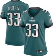 Nike Women's Nike Cooper DeJean Midnight Green Philadelphia Eagles Team Game Jersey