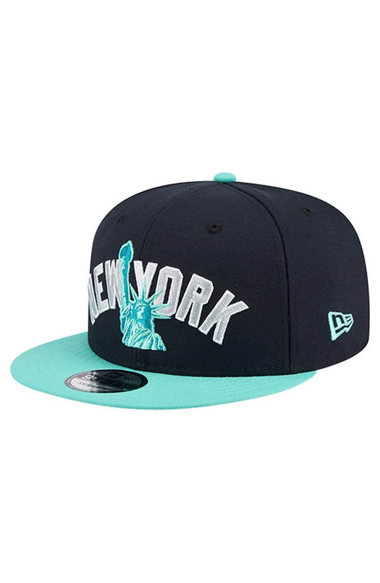 New Era Men's New Era Navy New York Yankees Clear Mint 9FIFTY Snapback Hat, Alternate, color,