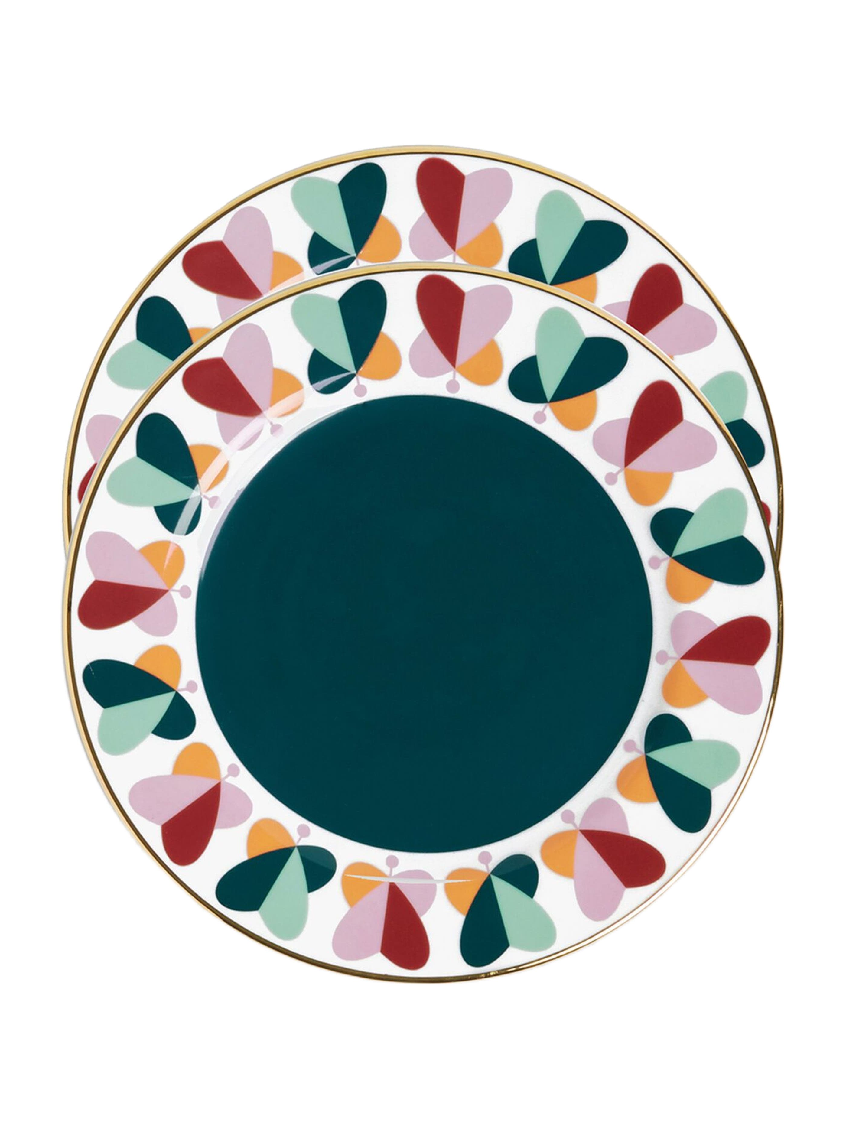 selected Farfalle Ring Green