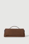 Brunello Cucinelli Suede Essence clutch bag