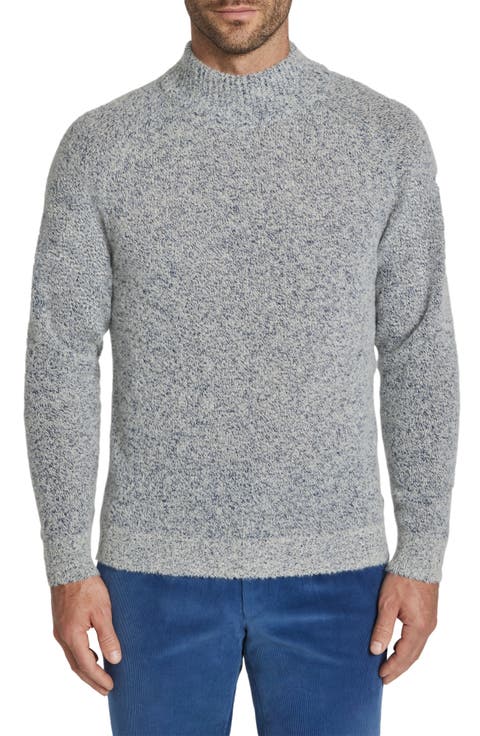 McGill Cashmere Blend Mock Neck Sweater