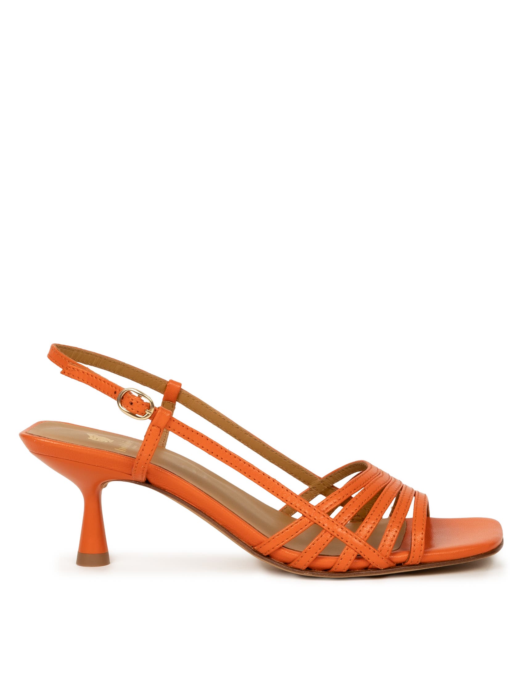 Ève Heeled Sandals, Main, color, Sunrise