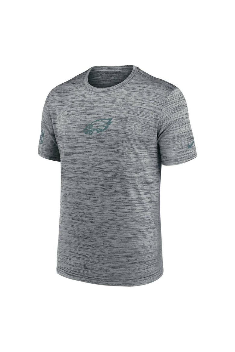 Men's Nike Gray Philadelphia Eagles Sideline Velocity Performance T-Shirt, Alternate, color, Gray