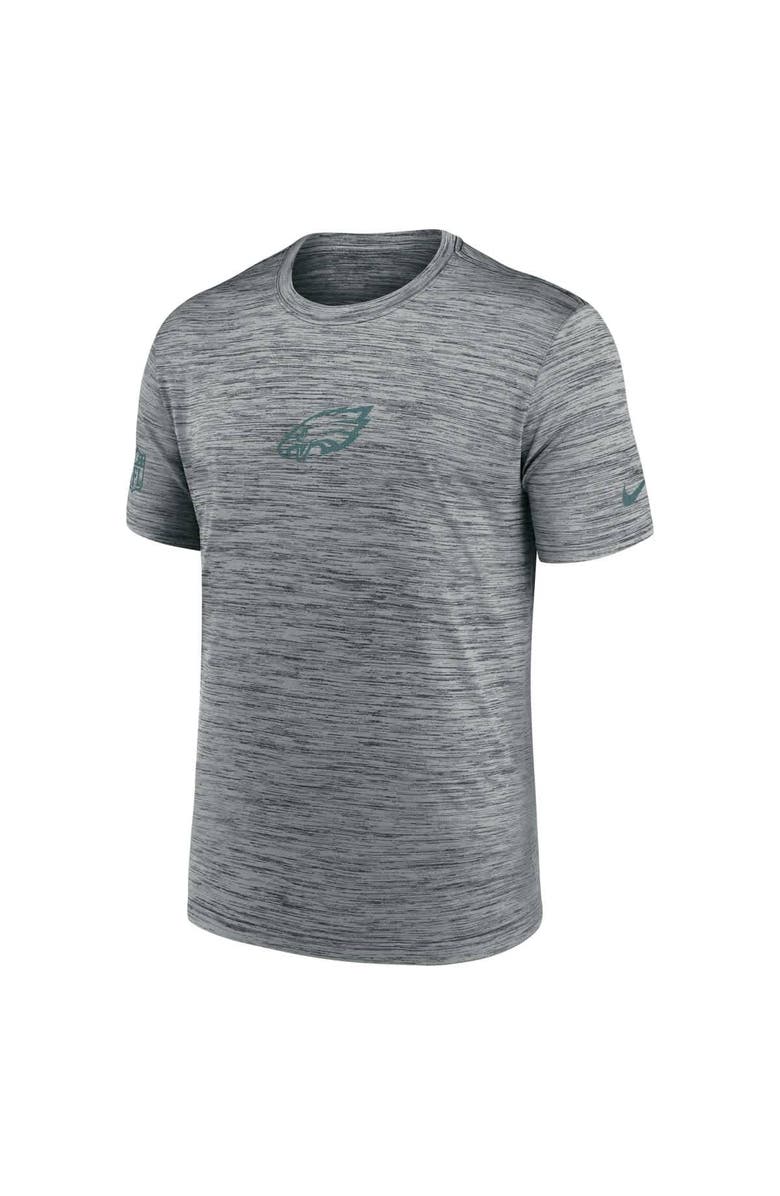 Nike Men's Nike Gray Philadelphia Eagles Sideline Velocity Performance T-Shirt, Alternate, color, Gray