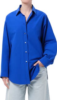 AGOLDE Sona Cotton Button-Up Shirt