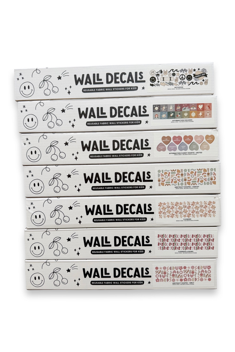 Peel and Stick Fabric Wall Stickers, Main, color, Boyhood