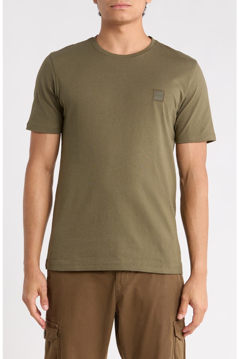 Tales Cotton T-Shirt, Main, color, BRIGHT GREEN