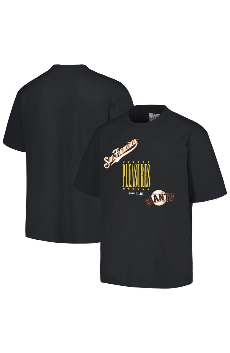 PLEASURES Men's PLEASURES  Black San Francisco Giants Repurpose T-Shirt, Main, color, Black