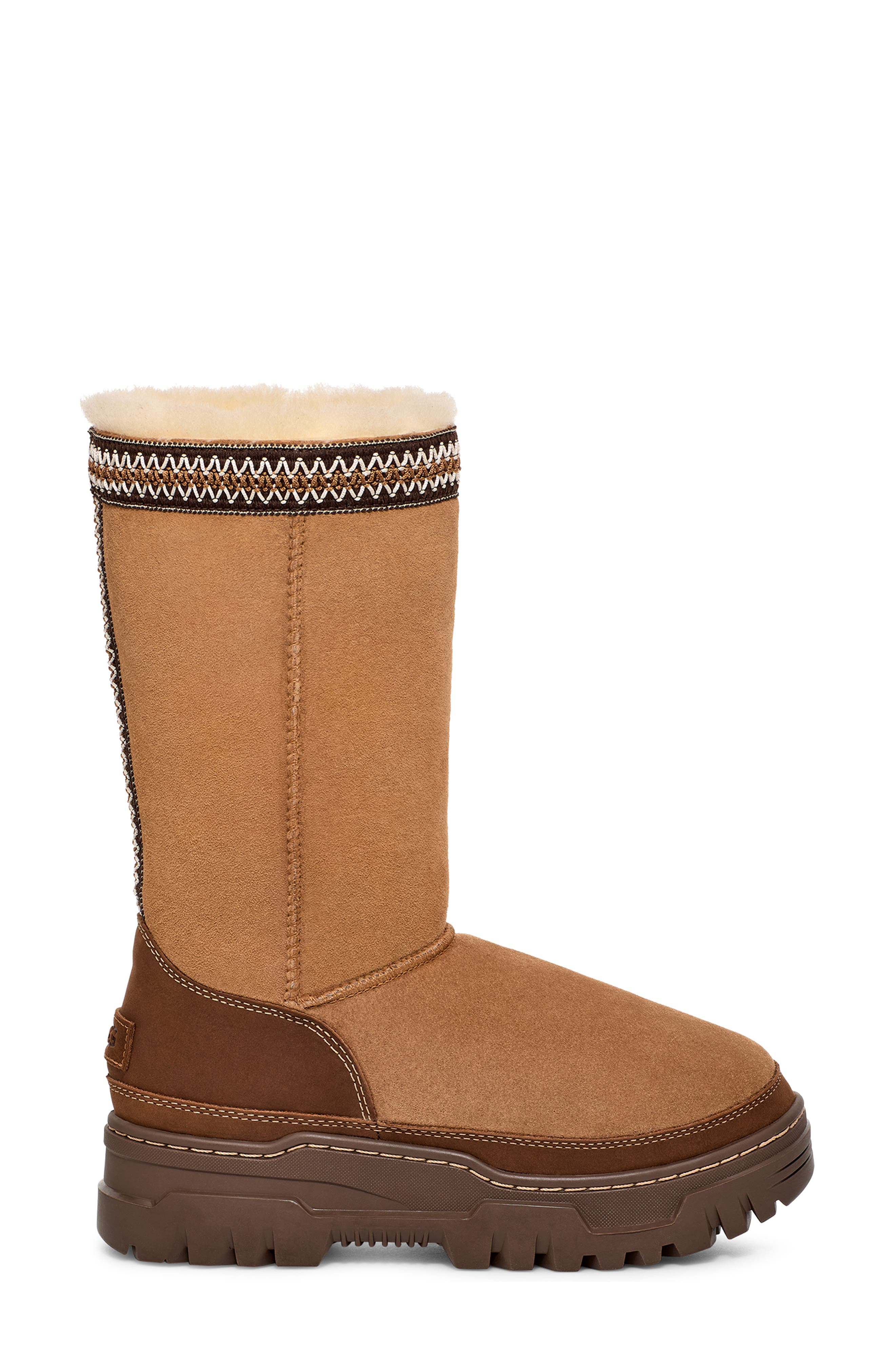 UGG<sup>®</sup> Classic Tall TrailGazer Waterproof Boot, Alternate, color, Che