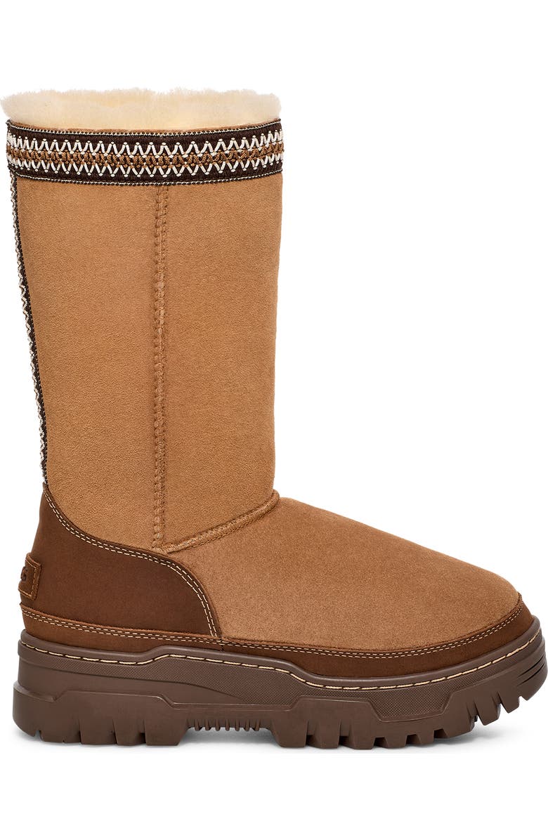 UGG<sup>®</sup> Classic Tall TrailGazer Waterproof Boot, Alternate, color, Che